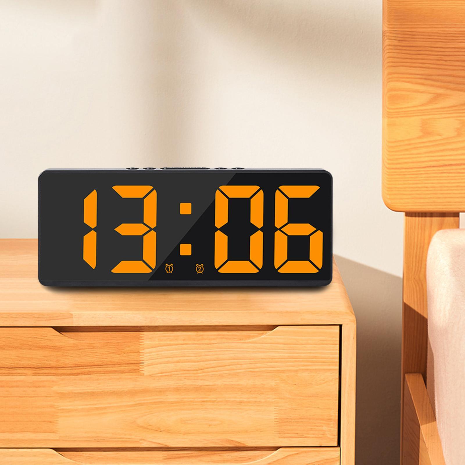 Digital Electronic Snooze USB Large Display Dimmer Calendar