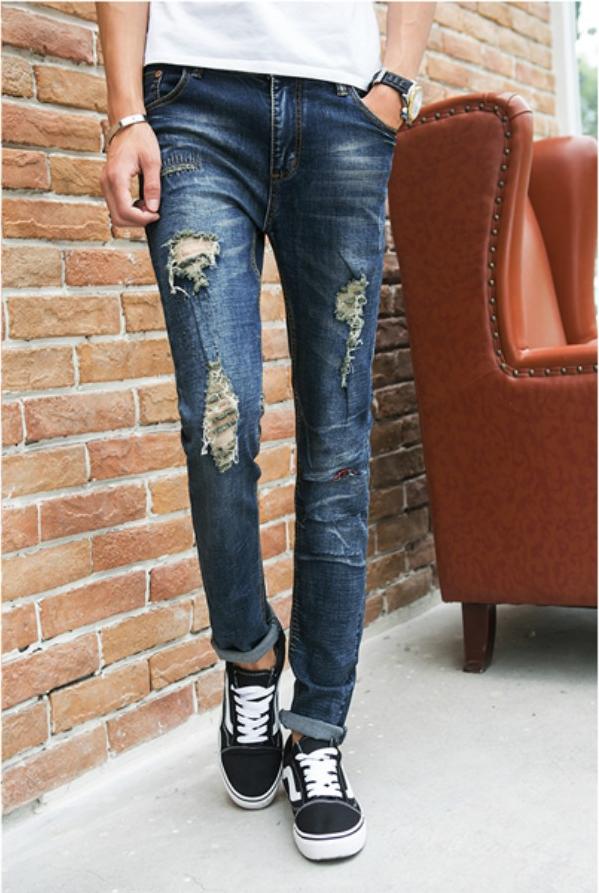 Quần jeans nam túi rách Mã: ND0668