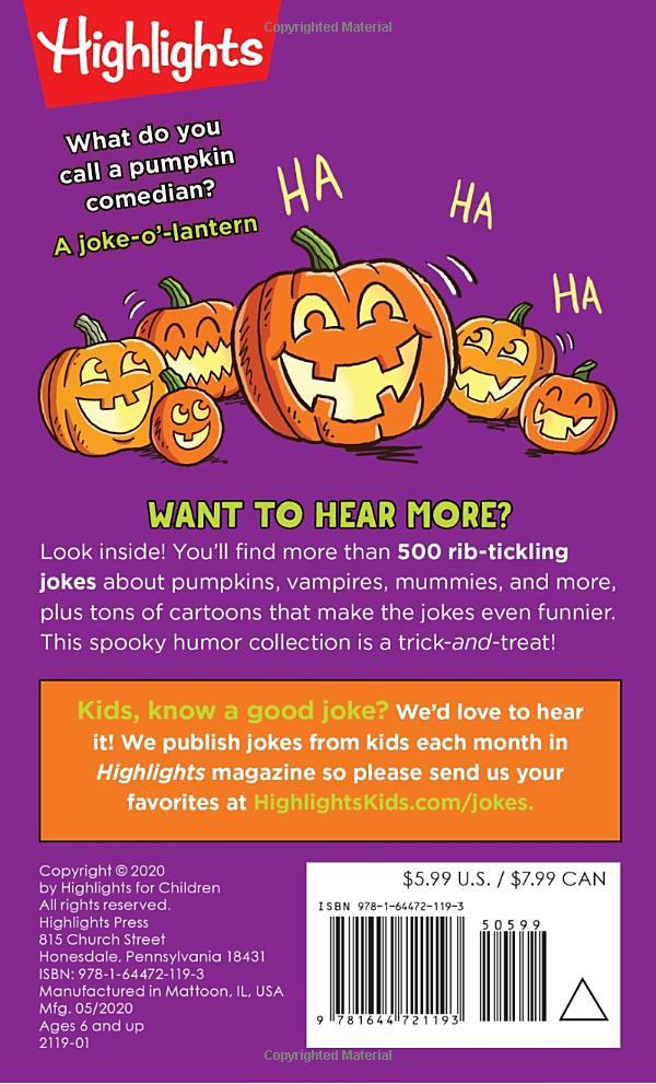 Best Kids' Halloween Jokes Ever! (Highlights Joke Books)