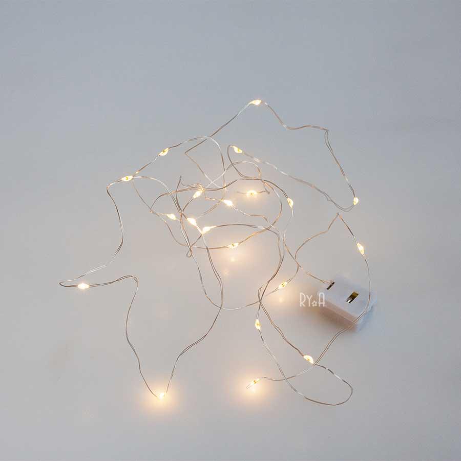 Dây đèn LED trang trí hộp quà (ánh sáng vàng