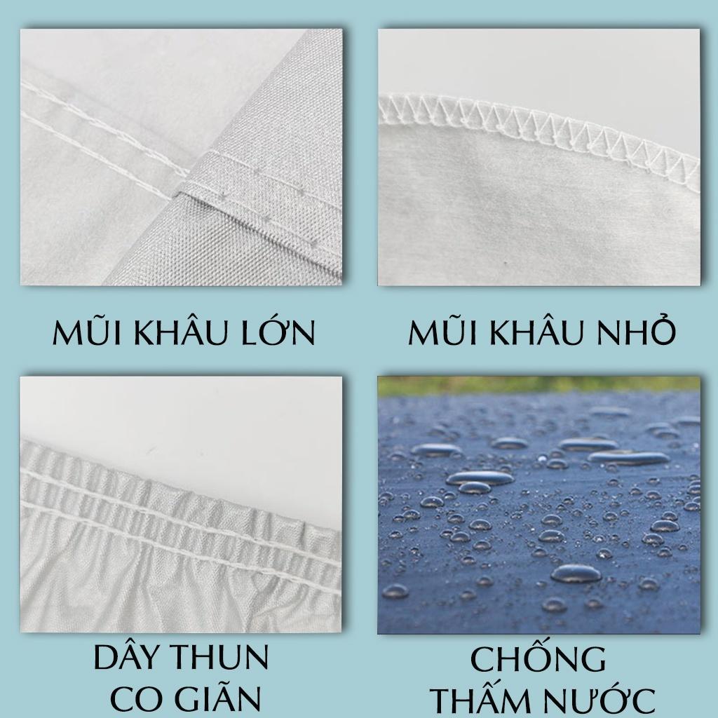 Bạt phủ ô tô xe hơi vải dù cao cấp phủ nguyên xe chống xước, chống nắng, chống cháy, có phản quang cho xe 4 đến 7 chỗ