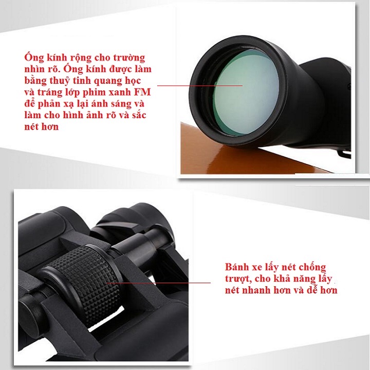 Ống nhòm du lịch hai mắt 10-180X cao cấp