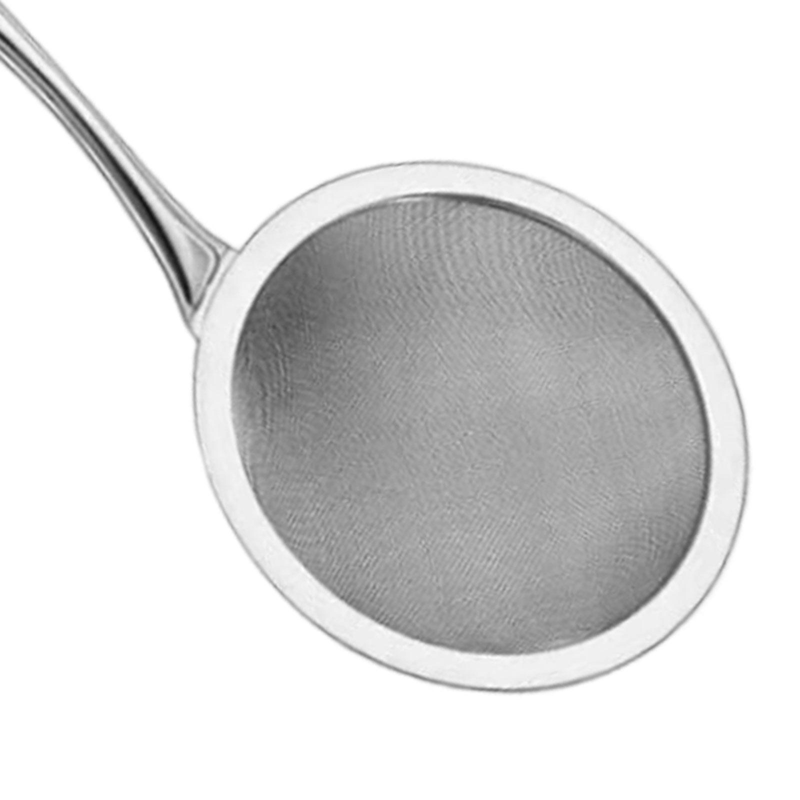 Food Strainer 100 Mesh Comfortable Grip Sieve Sifter for Juice Rice Skimming