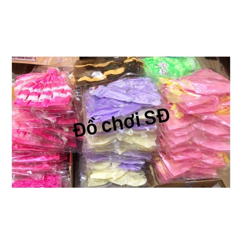 Combo 10 đầm búp bê - tặng 10 đôi giầy