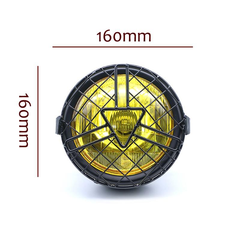 Đèn pha xe máy 6.5 " kèm bao che bảo vệ