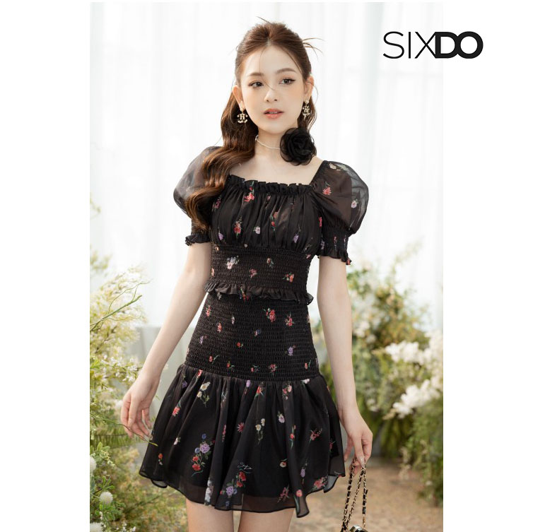Chân váy chun eo trẻ trung thời trang SIXDO