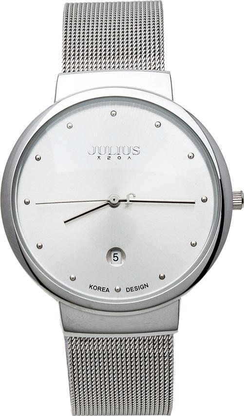 Đồng Hồ Nam Dây Thép Không Gỉ Julius JA - 426 (40mm) - Mặt Bạc