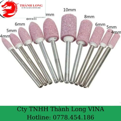 Bộ 10 mũi đá mài chân 2ly dùng All máy mài khắc hay máy làm nail