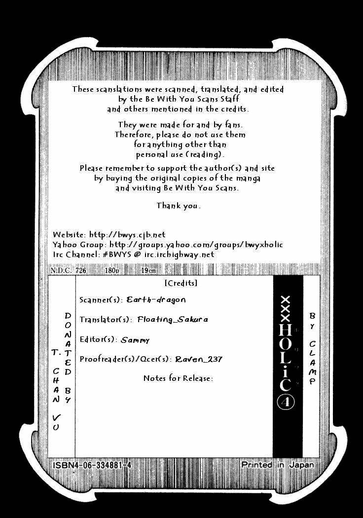 xxxholic - hành trình bí ẩn chapter 24 4