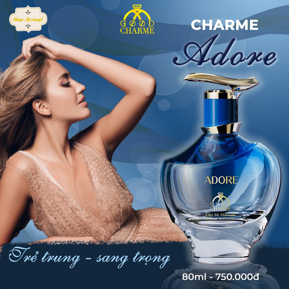 Nước Hoa Nữ Charme Adore 80ml