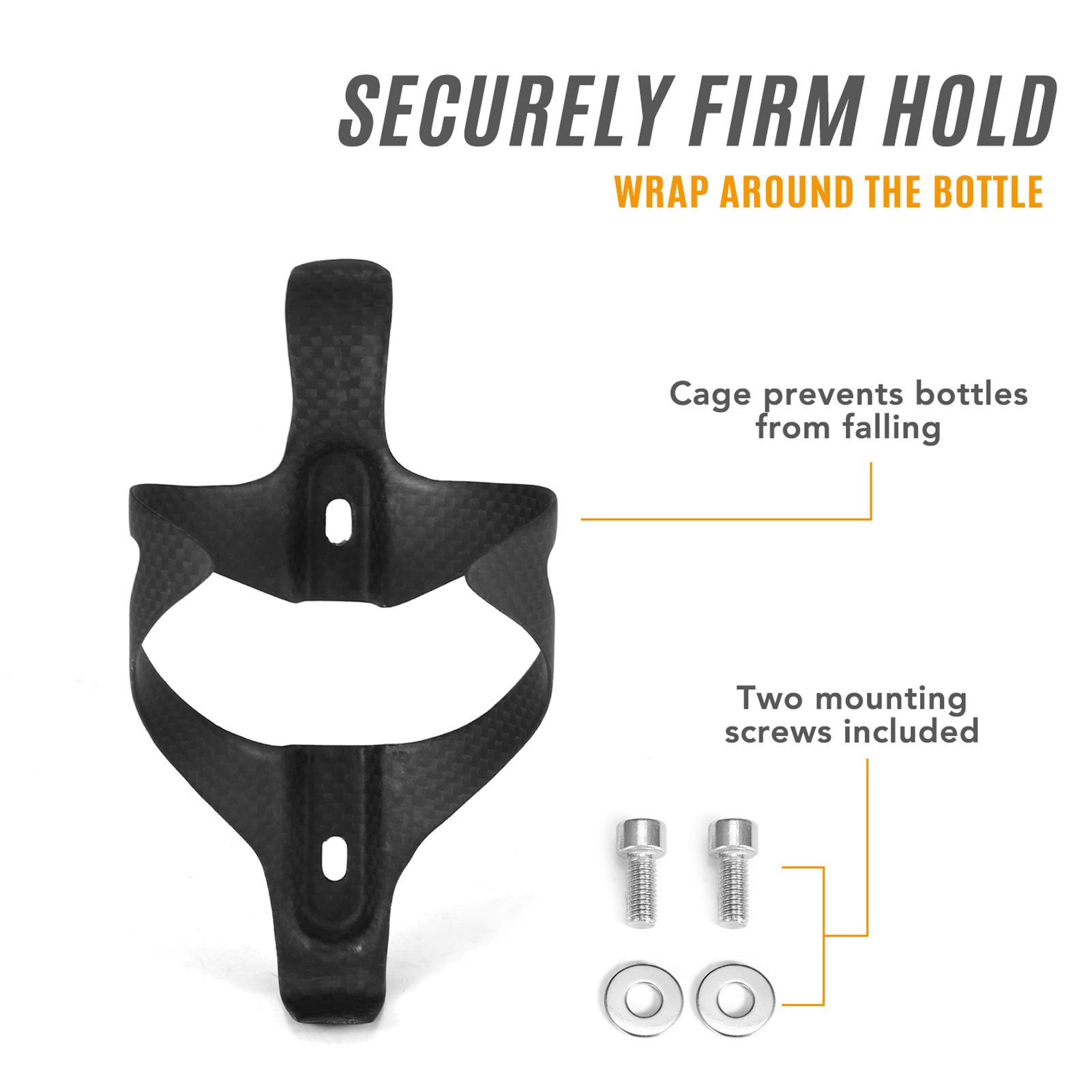 2 Giá Giữ Chai Nước Bằng Sợi Cacbon Siêu Nhẹ Cho Xe Đạp Đường Trường Xe Đạp Leo Núi