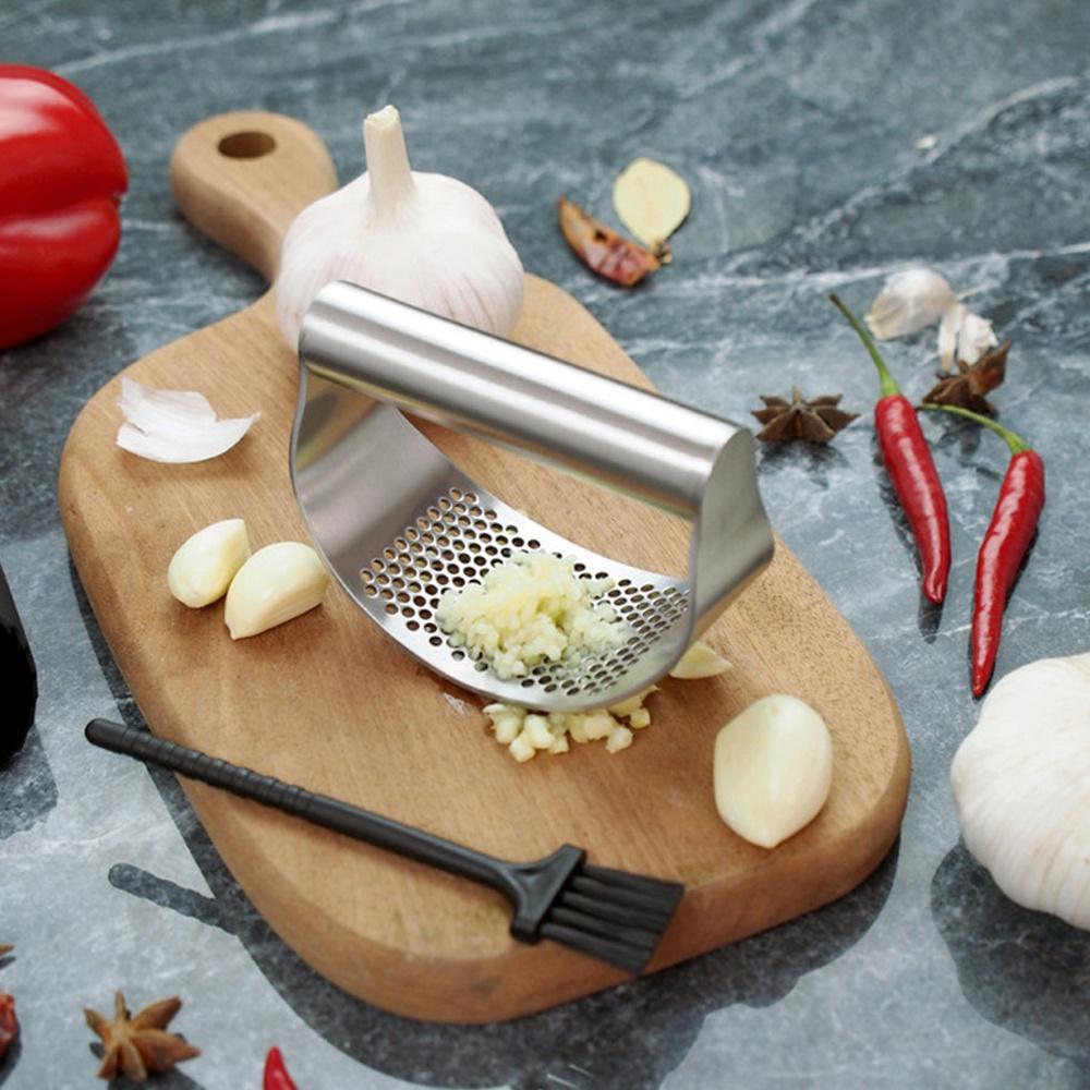 Dụng Cụ Nghiền Tỏi Đa Năng Bằng Thép Không Gỉ