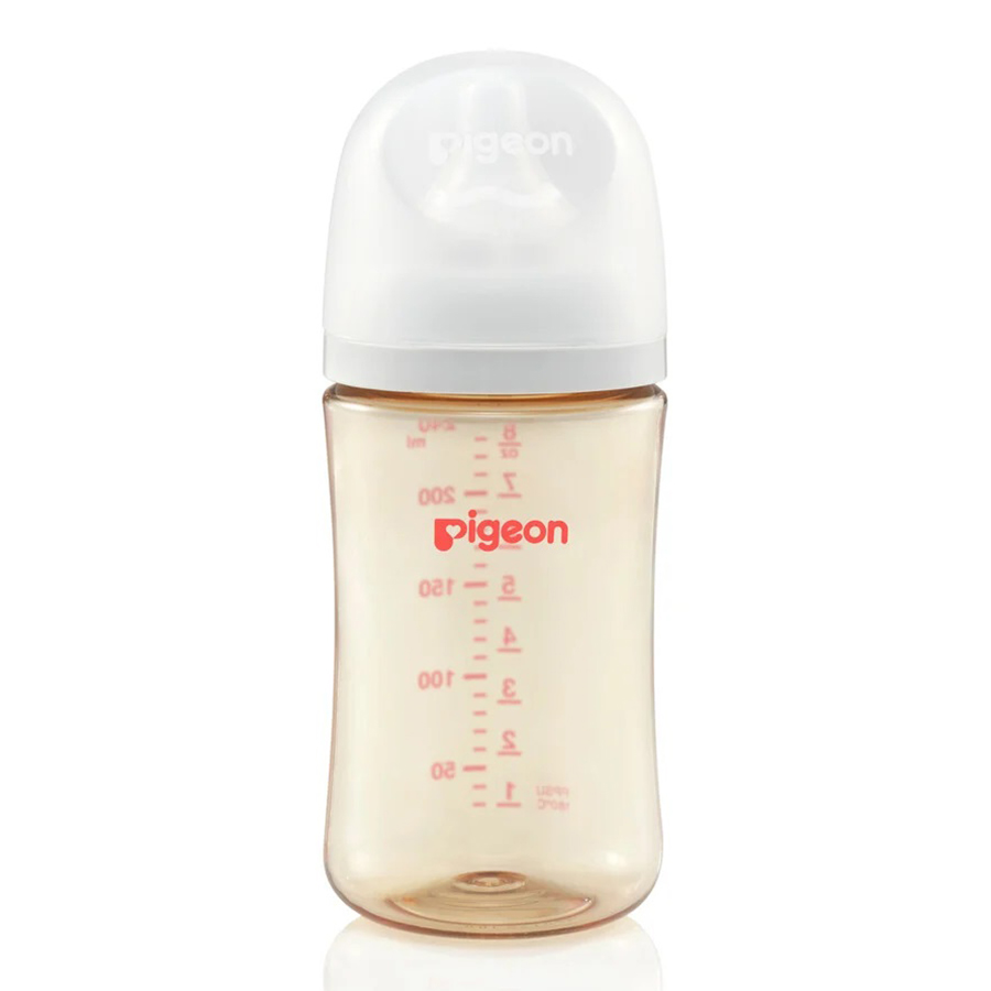 Bình sữa Pigeon Softouch PPSU Plus WN3 Nhật Bản 240ml