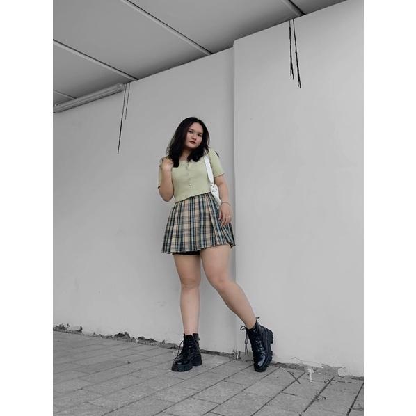 ÁO CROPTOP NÚT BIGSIZE