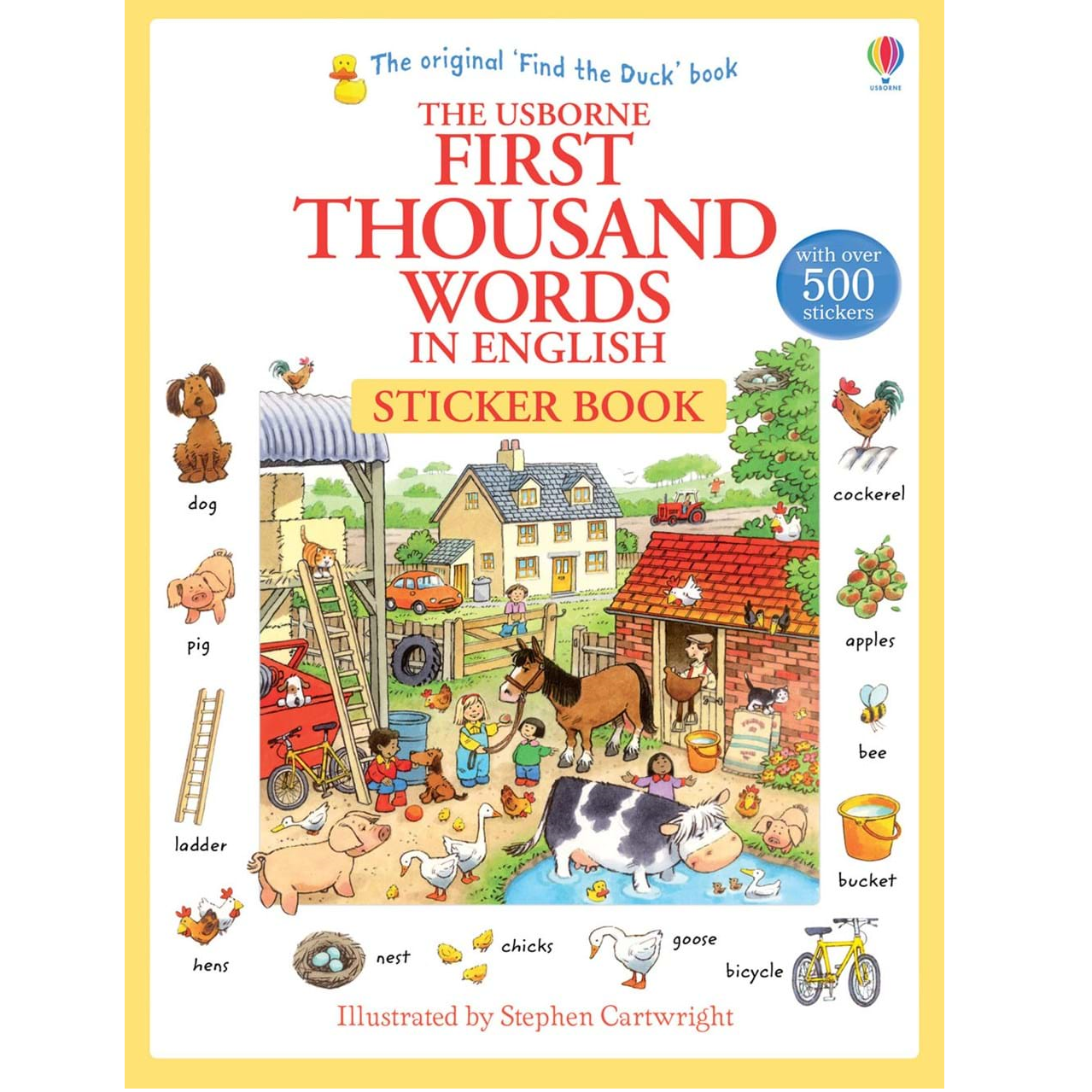 Sách tiếng Anh - Usborne first thousand words in English sticker book