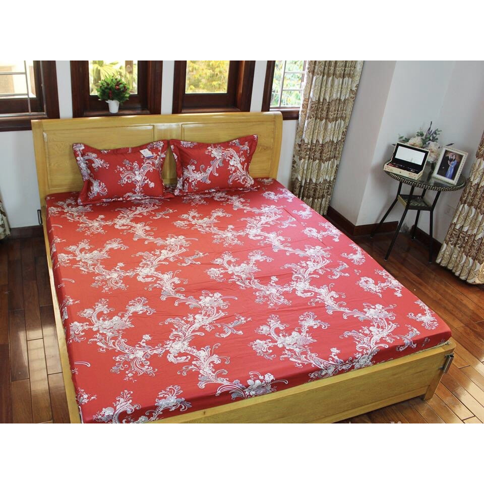 BỘ GA GỐI COTTON HÀN QUỐC NHIỀU MÀU