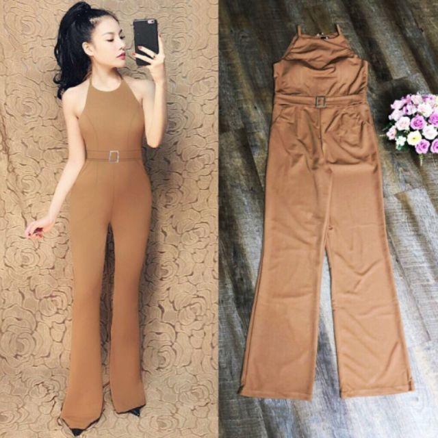 Jum dài ống suông cổ yếm xinh xắn
