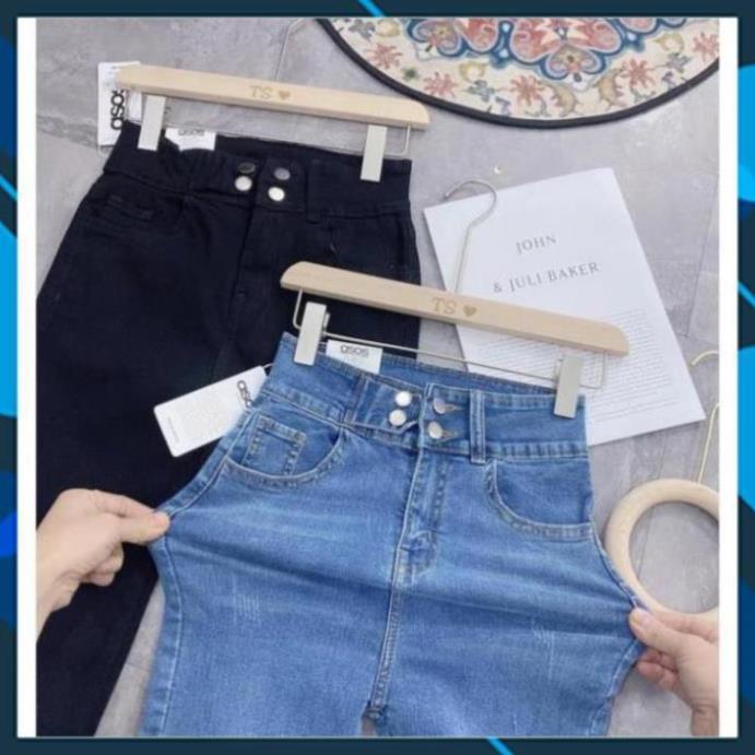 Quần jean nữ đẹp lưng cao đẹp ôm dáng cao cấp xuất Hàn Quốc Q619