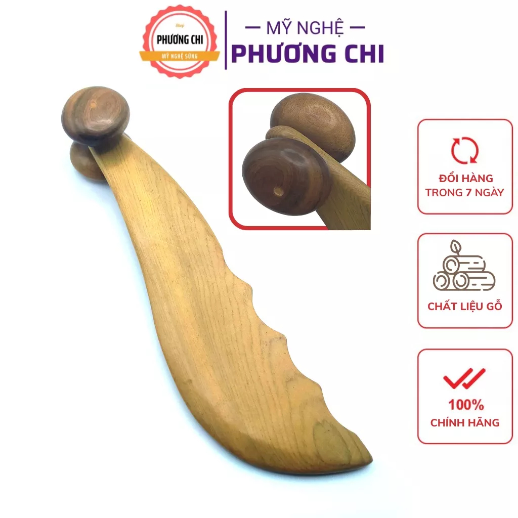 Cây lăn mặt mũi, cạo gió bằng gỗ thơm | Mỹ Nghệ Phương Chi