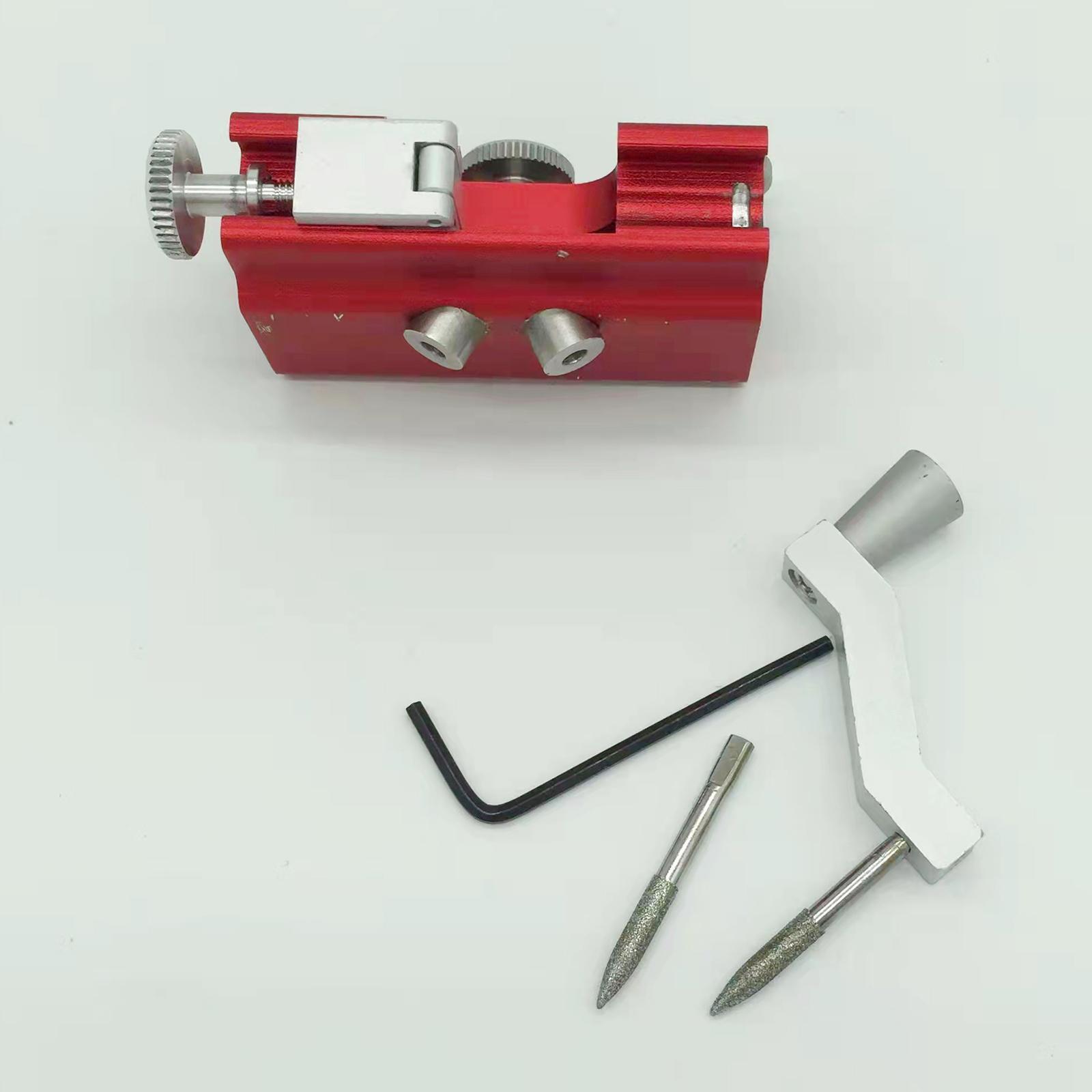 2 Set Manual Chainsaw Sharpener Kit with 2x Grinding Head for Chainsaw