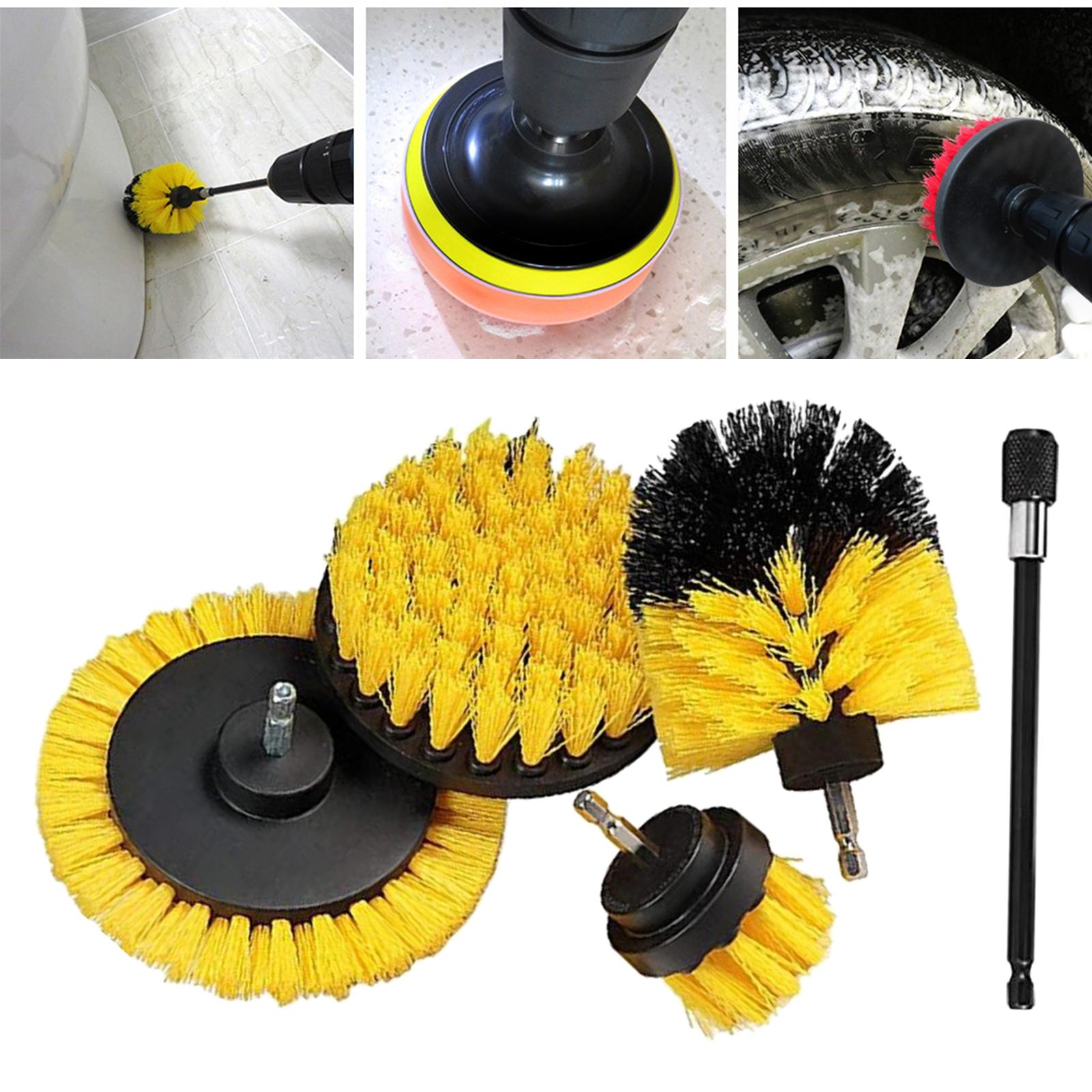 Drill Brush Attachment Set Power Scrubber Cleaning Kit