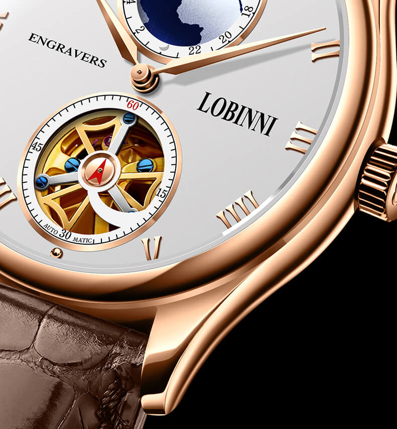 Đồng hồ nam chính hãng Lobinni No.13006-1