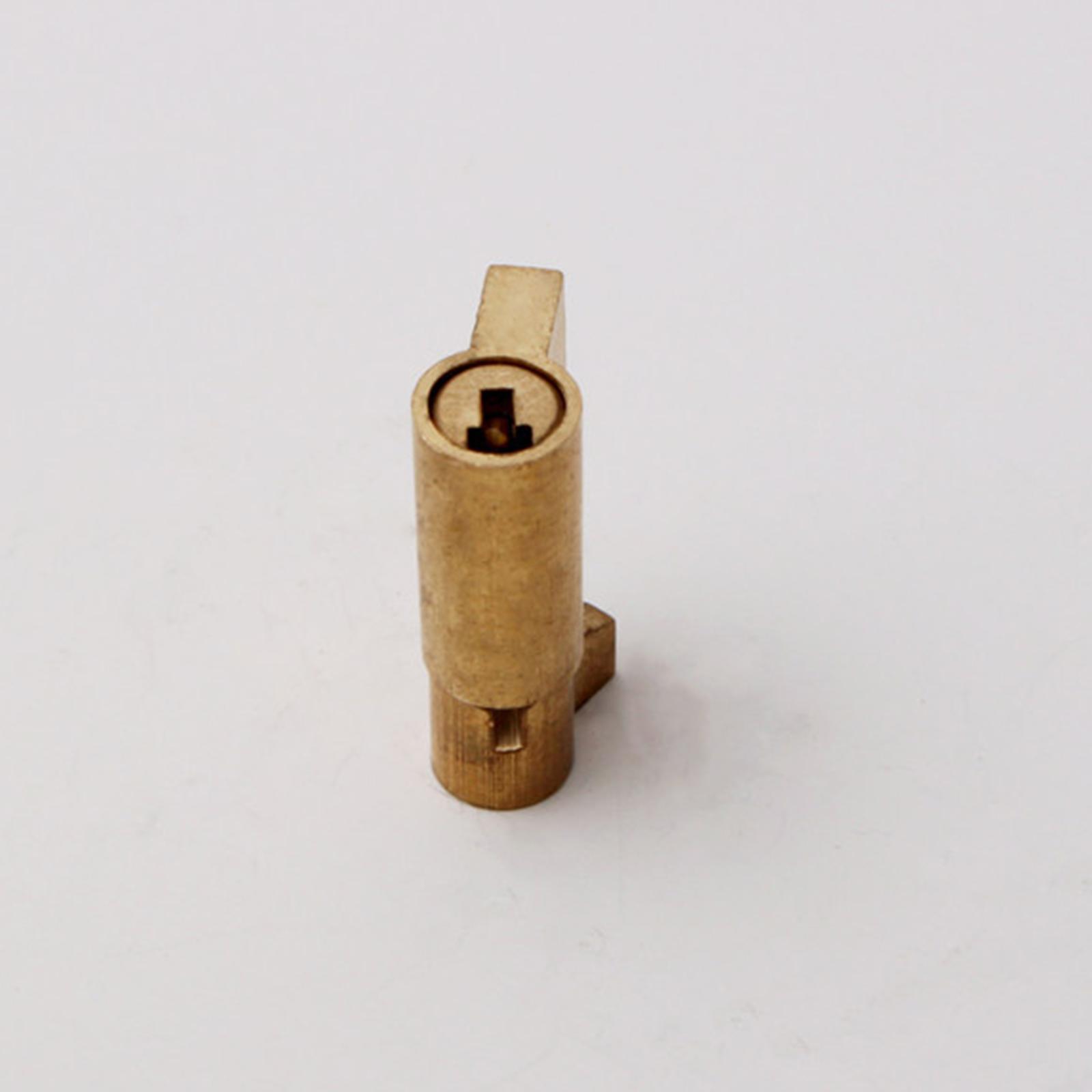 Cabinet Lock with Keys Single Open Cylinder Hasp Lock Steel Hardware Letter Box Locker Refrigerator Lock Door Lock Cylinder Lock with 2 Keys