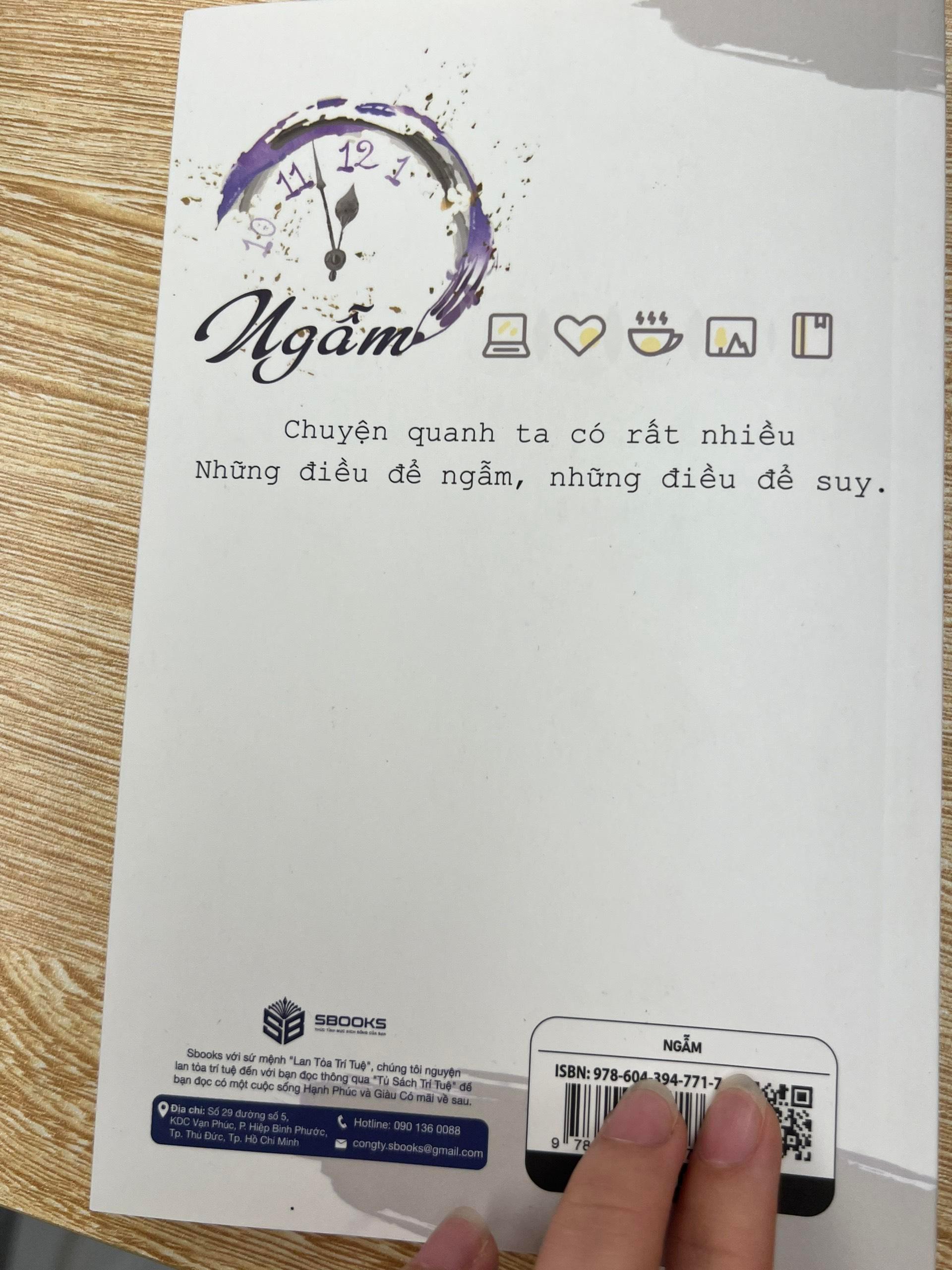 Sách - Ngẫm (Việt An Khương) - SBOOKS - Sách suy ngẫm, tự tâm Hay Nhất