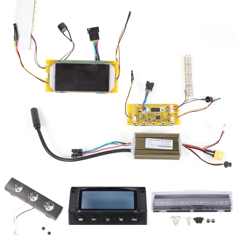 Bán nóng Màn hình xe tay ga điện Màn hình Skatesboard chống mòn màn hình 36V Trình điều khiển bộ điều khiển cho Kugoo S1 S2 S3 Scooter Color: C