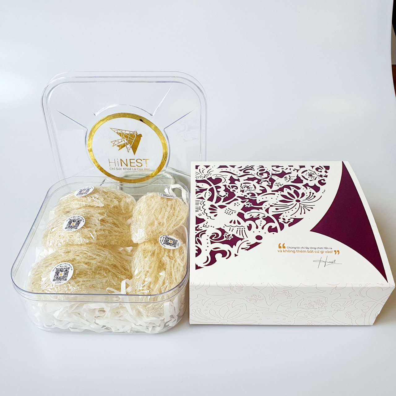 TỔ YẾN SẠCH RÚT LÔNG - TIÊU CHUẨN 50GR- YẾN SÀO HINEST TIÊU CHUẨN XUẤT KHẨU-YẾN SÀO UY TÍN CHẤT LƯỢNG