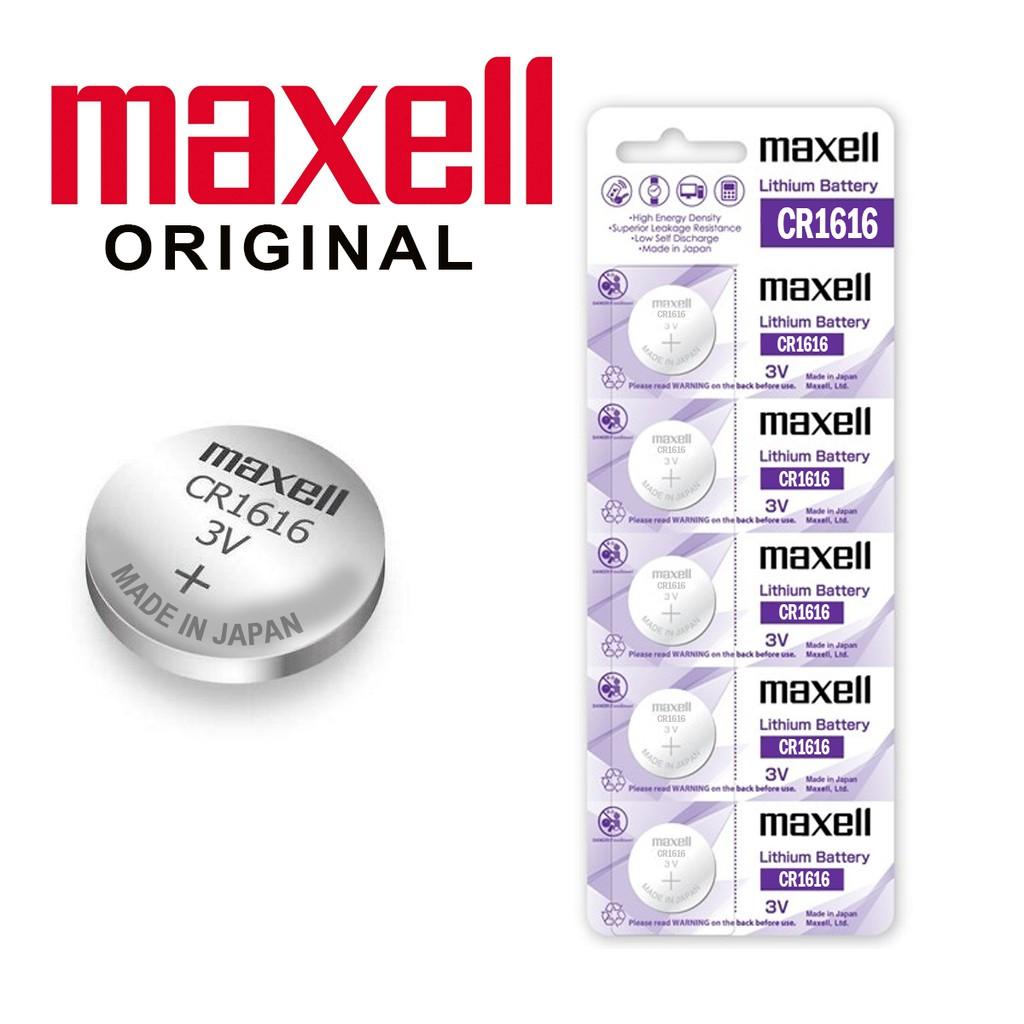 Pin chính hãng Maxell CR1616 Lithium 3V - Made In Japan dành cho đồng hồ, máy tính, smartkey, thiết bị điện tử... - 1 Viên