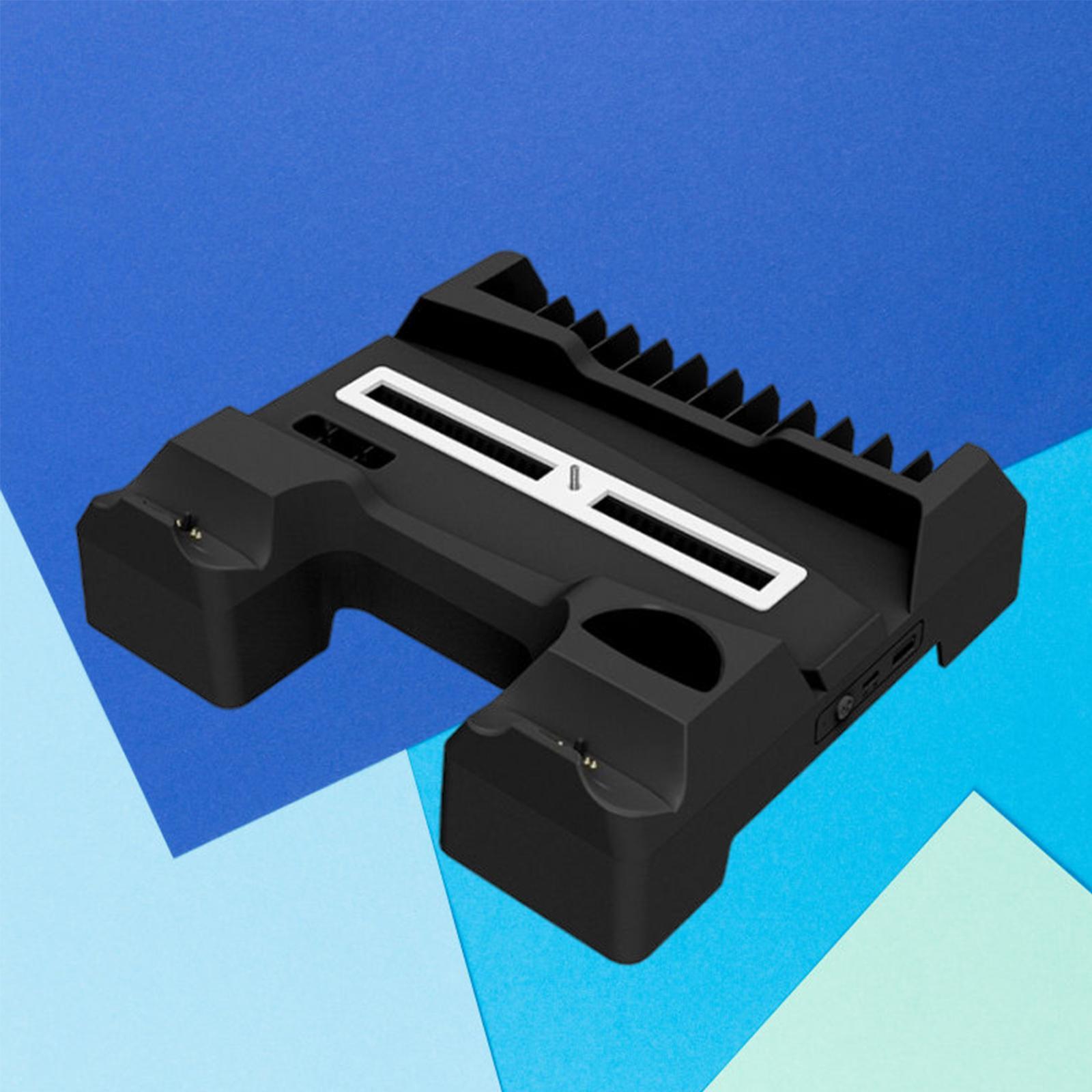 Charging Cooling  for PS5 Console Game Console Storage Charger White