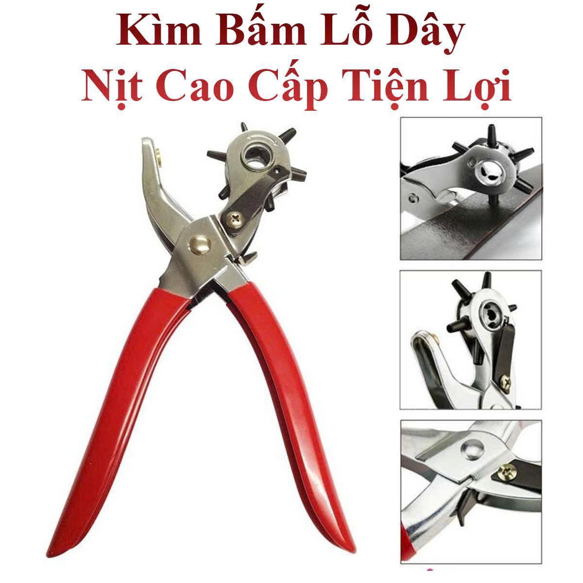 Kìm Bấm Lỗ Dây Nịt Cao Cấp Tiện Lợi Dễ Sử Dụng