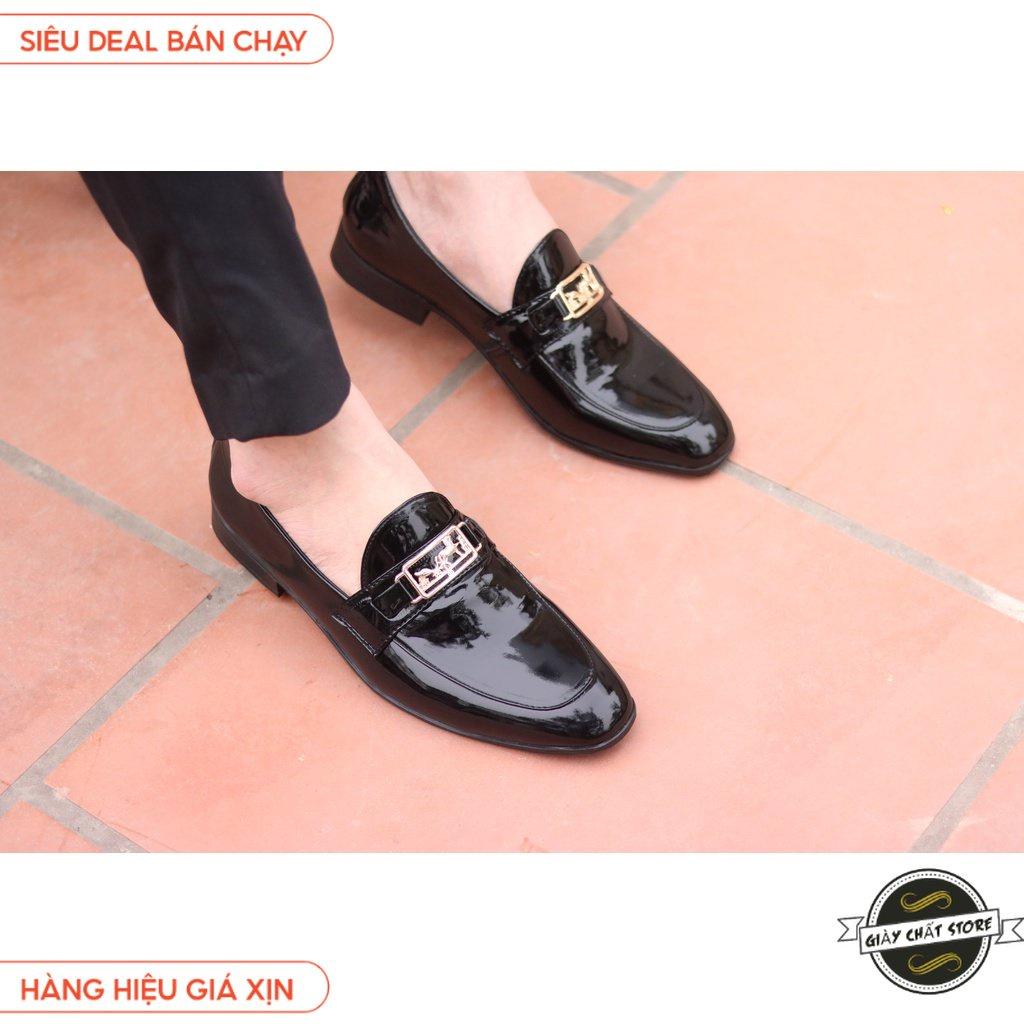 Giày công sở nam giá rẻ Việt Nam - Da bóng Mã V2