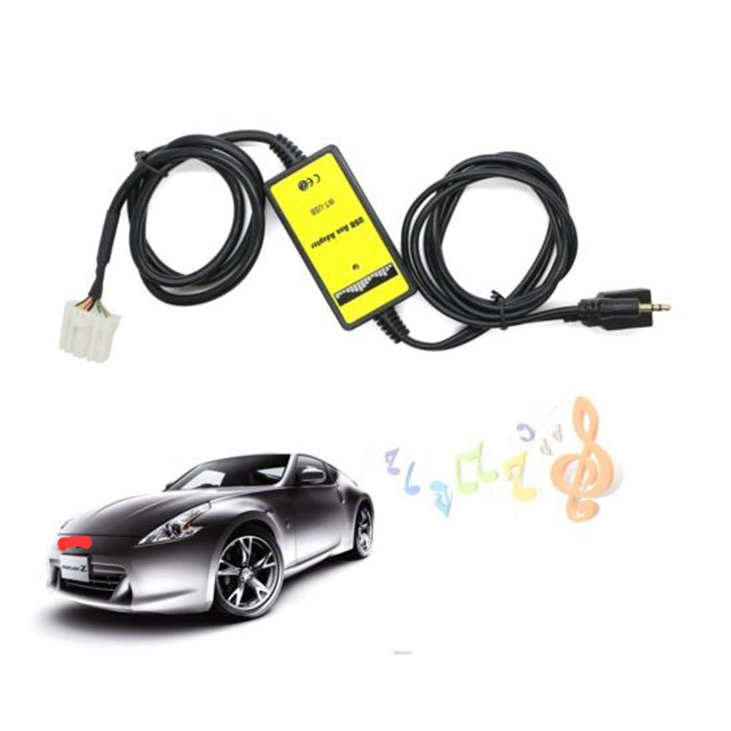 3.5mm Auxiliary Audio Aux Cable USB Adapter Car MP3 Player for Mazda 3 6