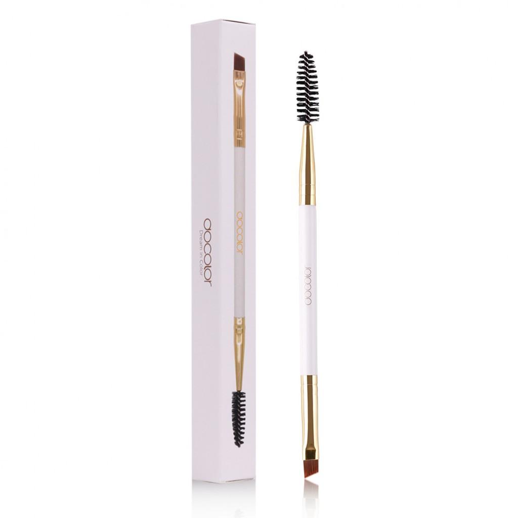 Cọ vẻ chân mày cao cấp 2 đầu Docolor Angled Eye Brow Brush