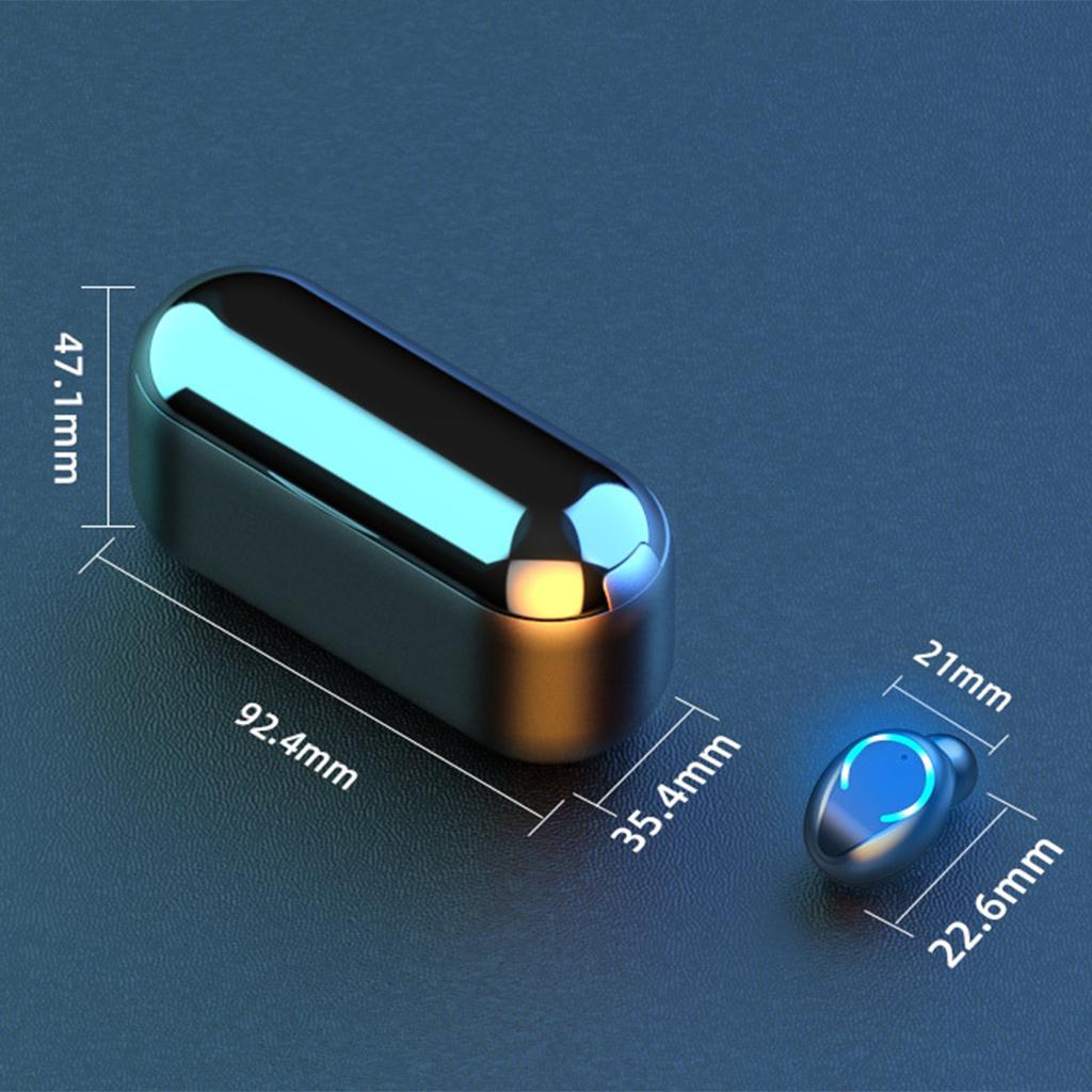 3500mAh Bluetooth 5.0 Headphones Sweat Proof With Mic IPX7 9D Bass