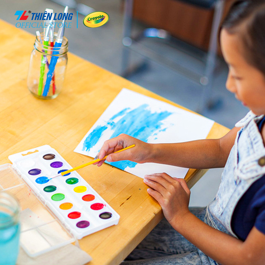 Bộ 16 màu nước - có thể rửa được Crayola Washable Water Color