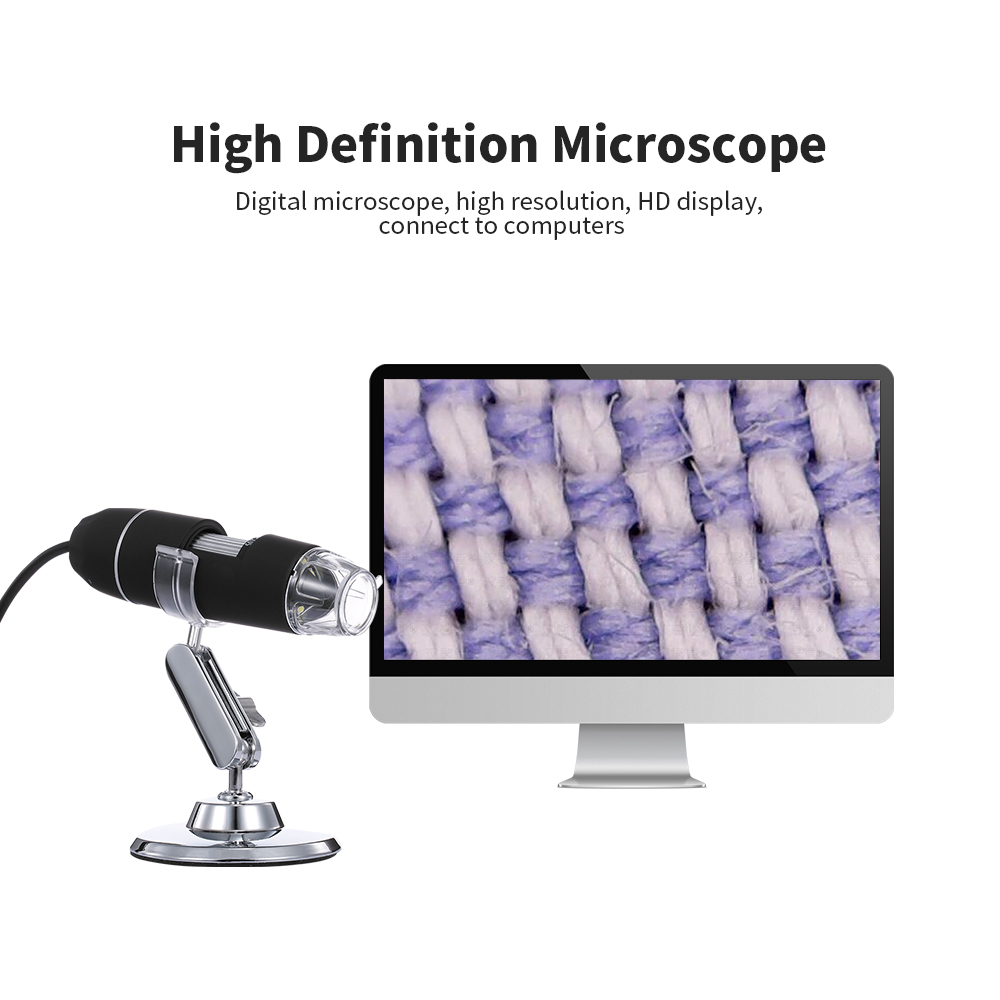 Kính hiển vi kỹ thuật số cầm tay HD Zoom 50X đến 1000X