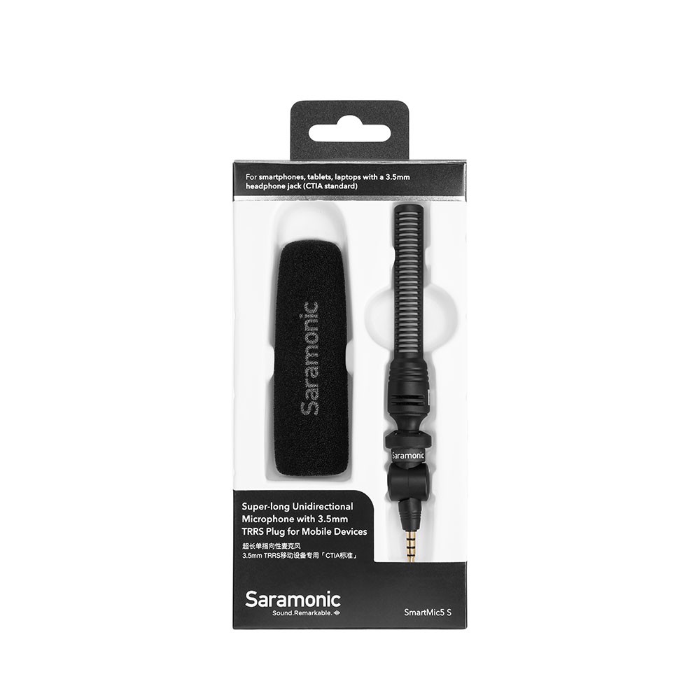 Micro Thu Âm Saramonic SmartMic5 S - Hàng chính hãng