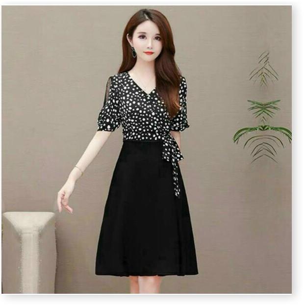 ĐẦM LỤA THIẾT KẾ HỌA TIẾT ĐƠN GIẨN NHƯNG KHÔNG KÉM PHẦN SANG TRỌNG TRANG NEMO 36 FASHION