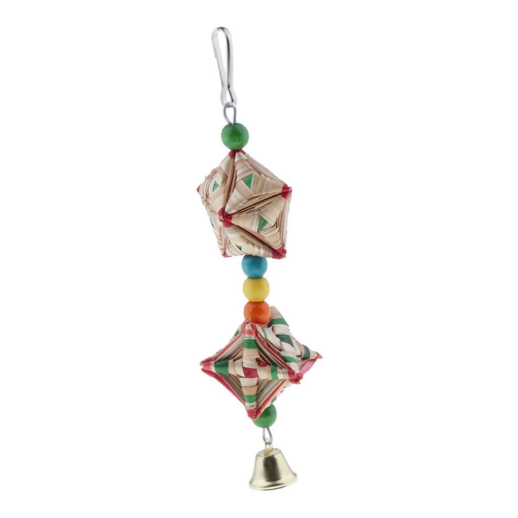 Bird Toys Parrot Swing Cage Supplies For Parakeet Cockatiel Budgie Lovebird
