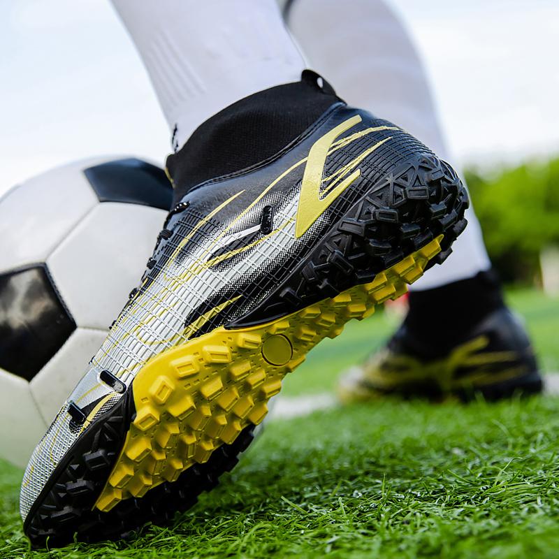 LSYAAAAA Giày bóng đá nam Giày thể thao đào tạo cỏ ban đầu Giày vô địch bóng đá trẻ Giày futsal