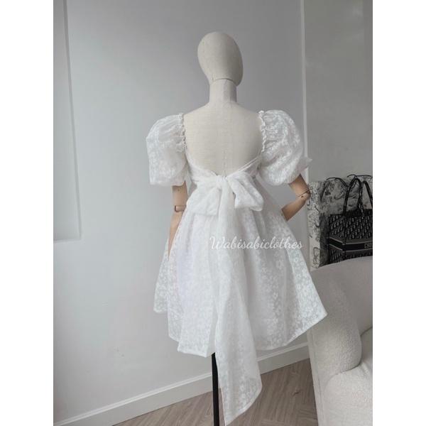 Đầm Babydoll ren hoa Wabisabi N0503