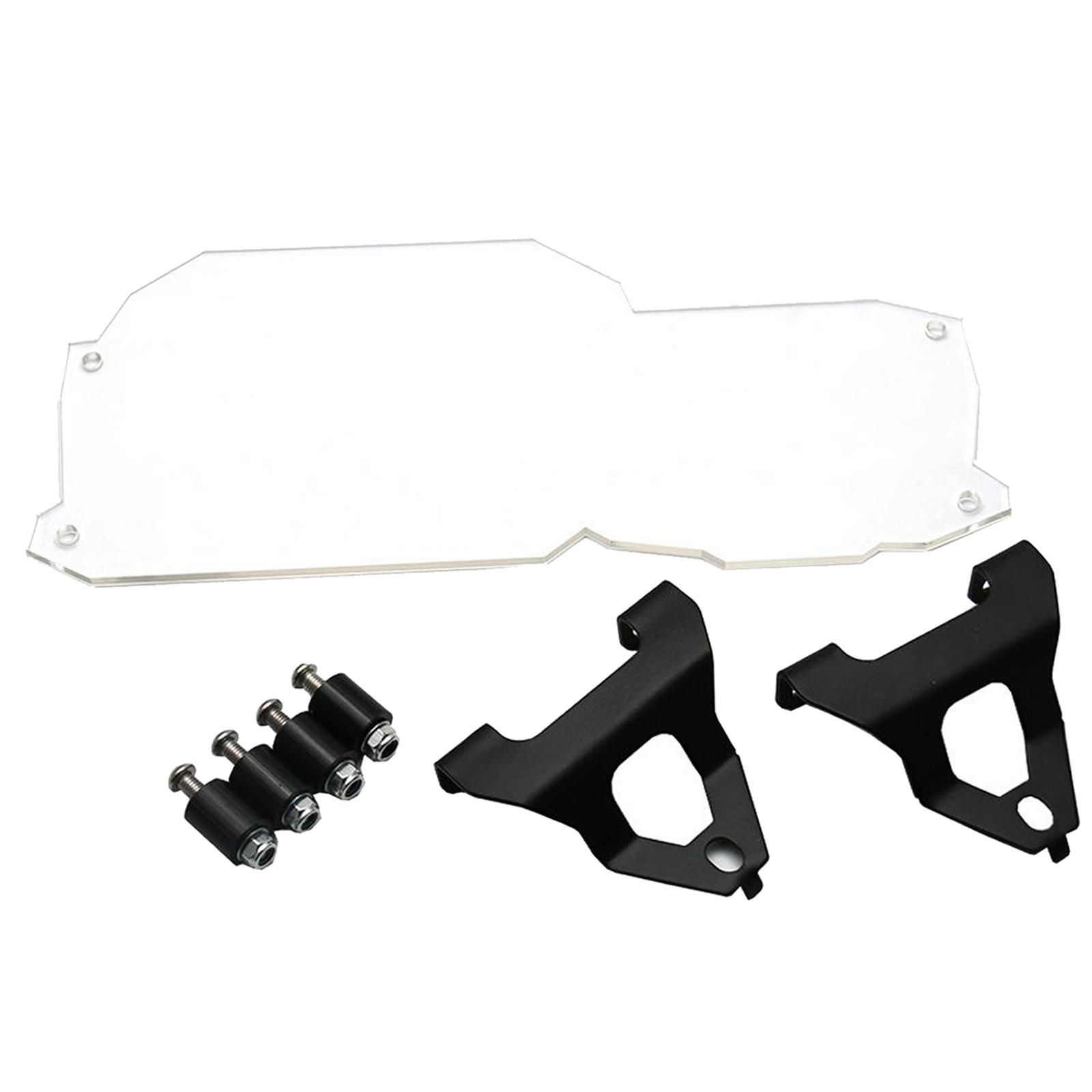 Clear Acrylic Headlight Lamp Mesh Guard Protection for  F650GS 08-17