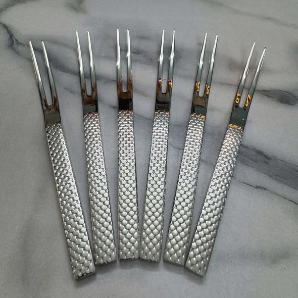 SET 6 DĨA HOA QUẢ INOX 18/10 GUME hàng chính hãng