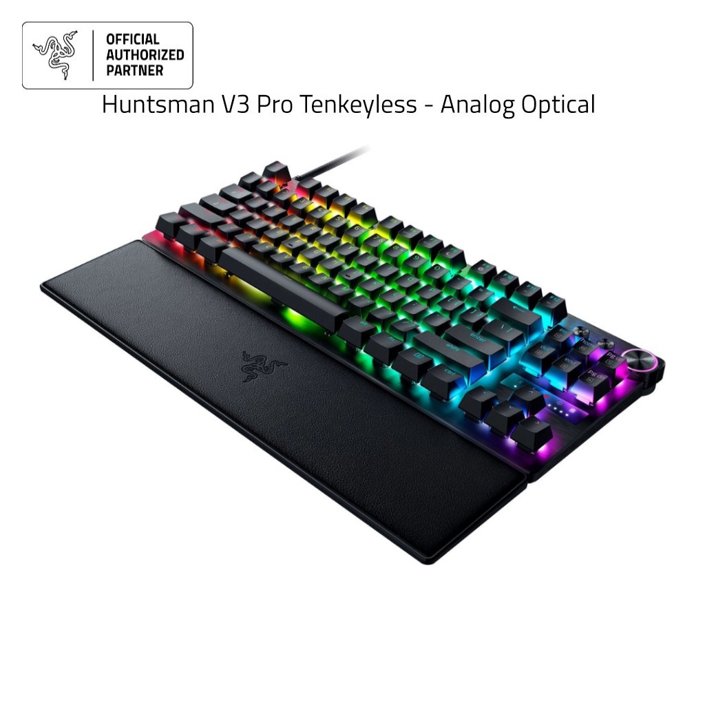 Bàn phím cơ Razer Huntsman V3 Pro Tenkeyless Analog Optical - Hàng chính hãng