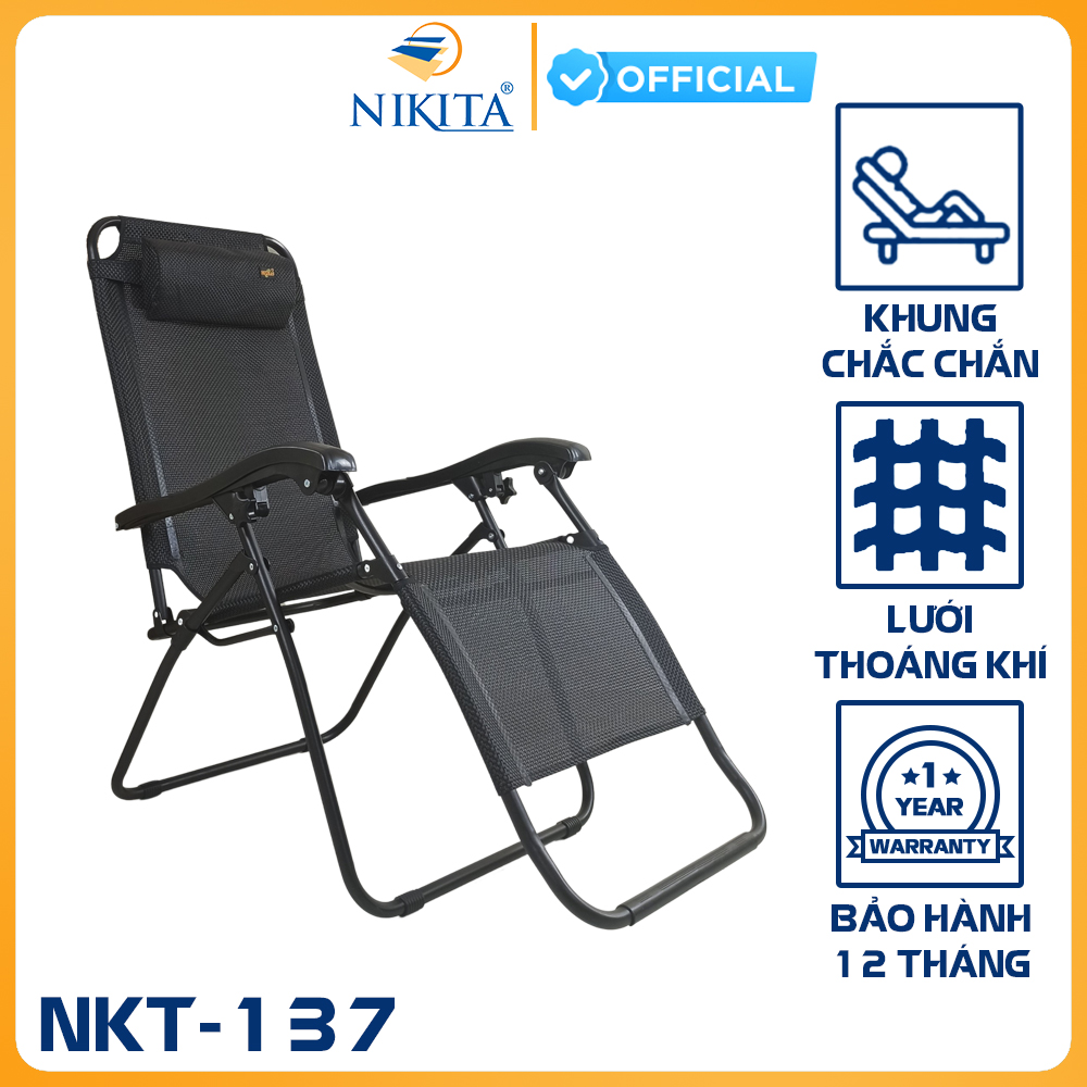 Ghế gấp thư giãn - Ghế xếp ngủ trưa - NIKITA 137