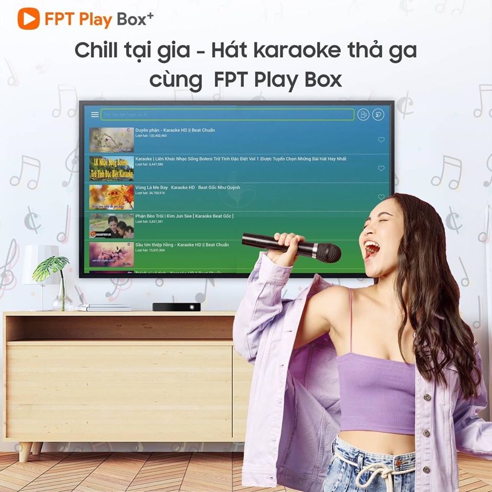 FPT Play Box New, Ram 1GB, HĐH Android TV 10, Hỗ Trợ 4K, Kết nối bluetooth - Hàng Chính Hãng