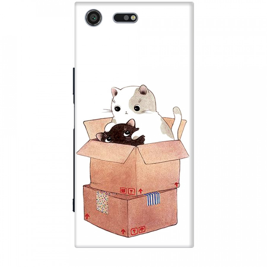 Ốp lưng dành cho điện thoại SONY XZ PREMIUM Mèo Con Dễ Thương